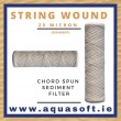 Sediment filter 2½" x 10" String Wound: 25 Micron 
